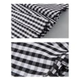 thumbnail image 7 of Girls Short Sleeve Gingham Plaid A-Line Dress Lace Peter Pan Collar Flared Summer Sundress Kids Daily Outdoor Casual Princess Dress(Black,7-8 Years), 7 of 7