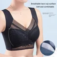 thumbnail image 5 of Women Large Bras Push Up Ice Silk Seamless upper Bralette Lace Wireless Summer Bras Plus Size Top Lingerie Underwear, 5 of 8
