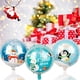thumbnail image 4 of Globos de aluminio de Navidad, alce, muñeco de nieve, Papá Noel, hombre de jengibre, bombillas de árbol de Navidad, globo de copo de nieve, decoración de Navidad para el hogar, 4 of 4
