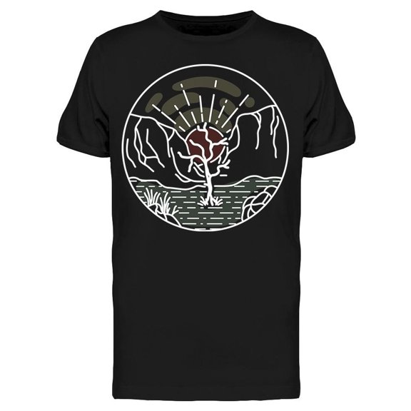 Thin Line Desert Tee Men's -Image by Shutterstock
