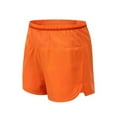 thumbnail image 3 of qolati Mens Athletic Gym Shorts Elastic Waist Casual Beach Shorts Summer Jogger Workout Short Pants with Pockets Orange XXL, 3 of 9