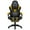 Yellow, variant on HOFFREE 7-Point Massage Gaming Chair with Footrest Reclining Computer Chair with Heated Lumbar Support Ergonomic Game Chairs for Adults Home Office Desk Chairs with Linkage Armrests