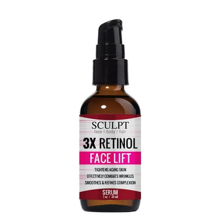 SCULPT 3X Retinol Facelift Facial Serum 1oz /