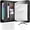 Jet Black, variant on NATISERAUM Portfolio Binder, Includes 10 Sheet Protectors and 3 Notepads, 3-Ring Folder Organizer,A4 Vegan Leather Zipper Binders ,Business Office Conference Clipboards