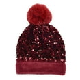 thumbnail image 1 of Sombreros de Punto para Mujeres de Invierno Lentejuelas de Punto Suave Sombrero Brillante, Ajustado para el Clima Frío Y Accesorio de Glamour Elegante, 1 of 1