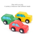 thumbnail image 3 of Gifts for Kids! Fwttom Toy Cars, Wooden Transportation Toys Children's Educational Toys Wooden Trailer Airplane Model, 3 of 7