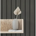 thumbnail image 5 of NextWall Stacy Garcia Home Faux Wooden Slats Peel and Stick Wallpaper (Charcoal), 5 of 7