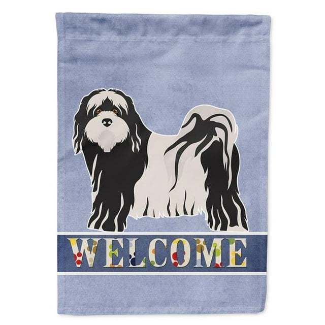 Carolines Treasures CK3681GF Tibetan Terrier Welcome Garden Size Flag