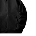 thumbnail image 4 of Odeerbi Kids Boys Girls Winter Fleece Lined Jacket Kids Toddler Hoodie Outwear Long Sleeve Pullover Sweatshirt 2024 Casual Top Teen Girl Clothes Coat with Pocket Black 8-9 Years, 4 of 5