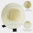 thumbnail image 4 of Women,Little Girls Straw Sun Hat Summer Beach Cap Foldable Visor Floppy Hats Wide Brim with Bowknot, 4 of 6