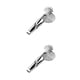thumbnail image 2 of Advancent BBQ Acero inoxidable Alimento Clip Filete Pan Abrazadera Cocina Freír Cocinar Filtro 1# 2piezas Advancent CBP066618, 2 of 6