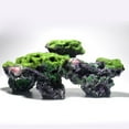 Windfall Aquarium Artificial Rockery Moss Rock Resin Stone Fish Tank