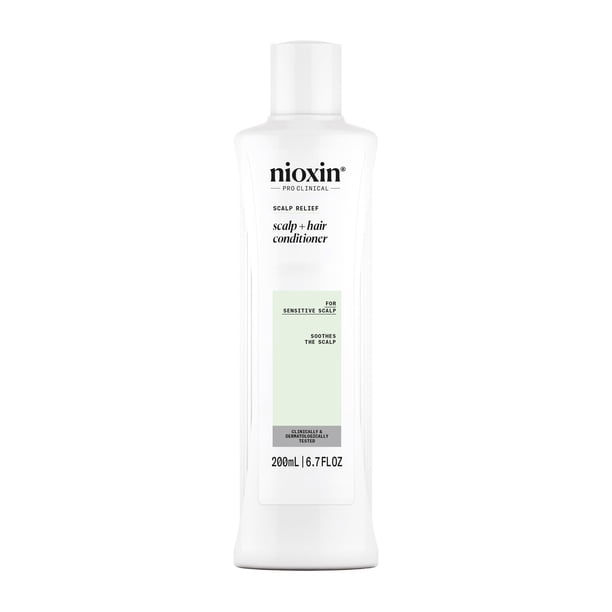 Acondicionador para el cabello Nioxin para aliviar el cuero cabelludo | Para cuero cabelludo sensible | Elaborado con Aloe Vera y Vitamina E | 6,7 onzas líquidas.
