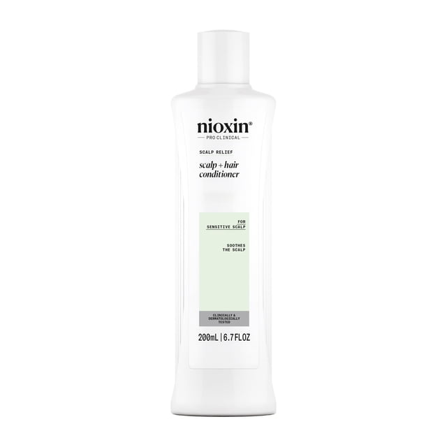 Acondicionador para el cabello Nioxin para aliviar el cuero cabelludo | Para cuero cabelludo sensible | Elaborado con Aloe Vera y Vitamina E | 6,7 onzas líquidas.