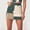Green, variant on Stretch Denim Splicing Denim Skirt Women plus Size Skater Skirt Teal Skirt Leather Midi Skirt Ballet Skirt Women Bed Skirt Full Mini Skirts for Women Ballet Skirt Plaid Skirt plus Size Mini Jean Skirt