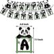 thumbnail image 5 of Juego de 35 piezas de decoración para fiestas de cumpleaños con temática de panda, 5 of 5