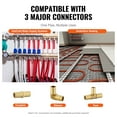 thumbnail image 5 of KFFKFF PEX Tubing, 3/4 Inch Diameter, Dual 100-Foot Coils, PEX-A Material, Suitable for Drinking Water, Hot/Cold Water Compatible, Easily Repairable, Includes Complimentary Cutter, Red & Blue, 5 of 9