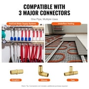 SKYSHALO PEX Tubing 3/4 Inch, 100 Ft Length, PEX-B Flexible Water Pipe for Drinking Water, Suitable for Hot/Cold Water Plumbing, Includes Free Cutter & Clamps, Red
