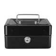 thumbnail image 2 of Caja Fuerte Pequeña De Metal Para Dinero, Moneda, Efectivo, Hucha Con Cerradura, 6 Compartimentos, Bandeja Para Dinero Methold HA025902-02, 2 of 5