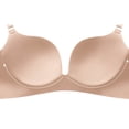 thumbnail image 5 of Women's Push up Seamless Bra No Underwire Comfortable Wireless Bras 2026 Causual Padded Deep V Lingerie, 5 of 7