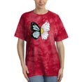 thumbnail image 1 of Half Butterfly Half Daisy Tie Dye Crystal Women -Image by Shutterstock, Female Small, 1 of 4