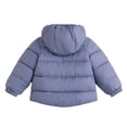 thumbnail image 4 of Mitankcoo Girls Hooded Puffer Jacket Quilted Warm Winter Coat with Zipper and Pockets Lightweight Outerwear 1-8Y, 4 of 5