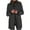 Black, variant on Wyobmus Women's Single Breasted Peacoat Plus Size Jcaket Wool Blend Stand Collar Mid Long Trench Coat Gray