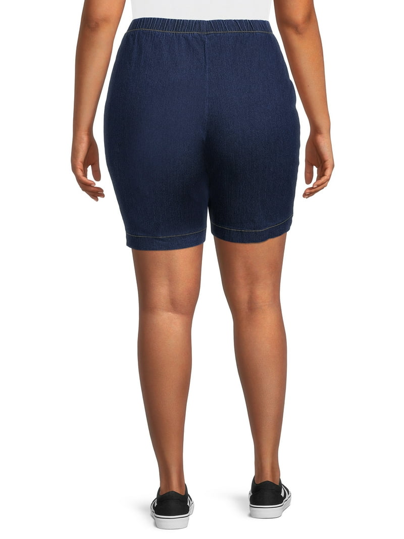 JMS Just My Size by Hanes Women's Plus Size Pull On Shorts with