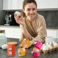 thumbnail image 5 of egg Opener for Hard Boiled Eggs, 2025 New Mini Handheld Eggshell Opener, Kitchen Multifunctional Manual Egg Shell Opener, Cooking Egg Peeler Tool for Raw Eggs (Pink+Orange), 5 of 7