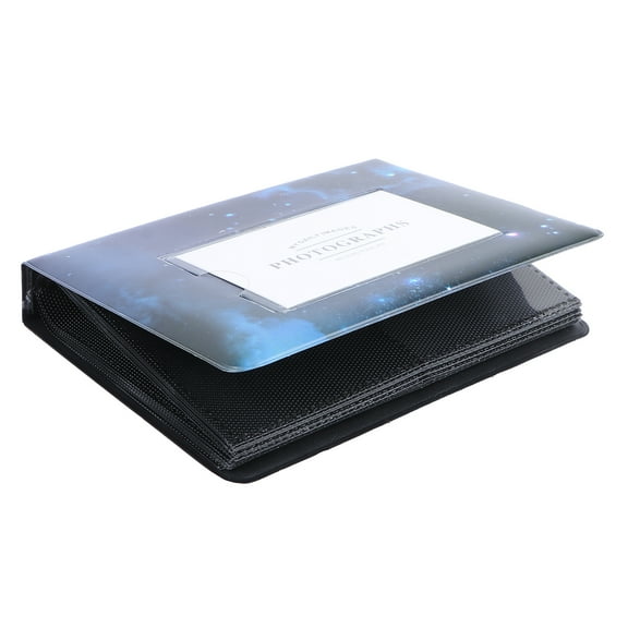 Clispeed Photo Album for Adventure Book Dark Blue Rectangle 1Pack