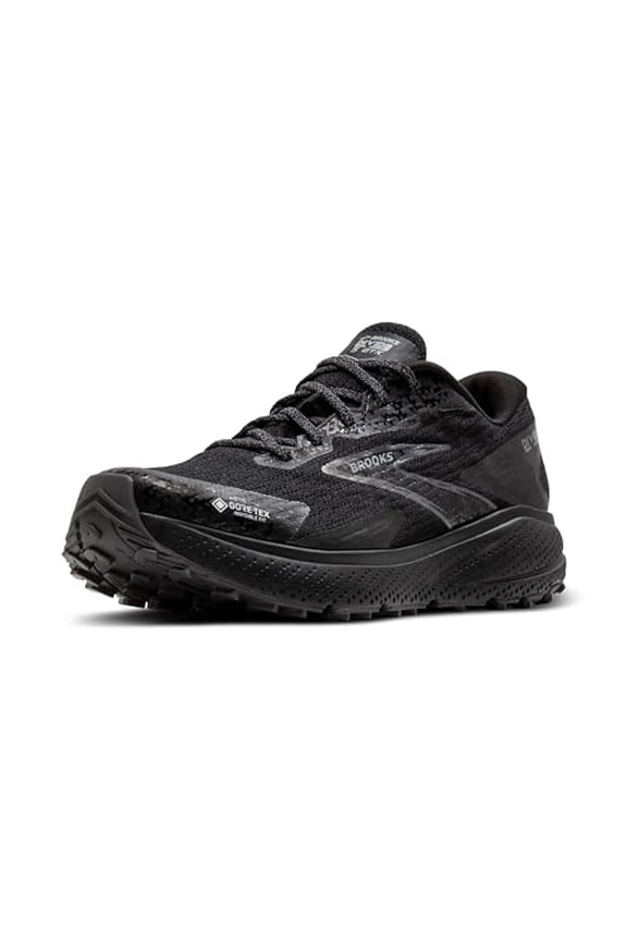 Mens Divide 5 GTX Waterproof Trail Running Shoe - Black/Alloy/Primer Grey - 9.5 Medium