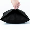 thumbnail image 2 of Kelnaro Queen Size Cotton Pillowcase 2 Pack 20x30 inches, Envelope Closure Ultra Soft Breathable Pillow Covers, Black, 2 of 5