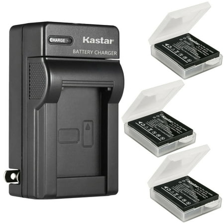 Kastar 3-Pack Battery and AC Wall Charger Replacement for Fujifilm NP-70 Battery Fujifilm BC-70 Charger Fujifilm FinePix F20 FinePix F20 Zoom FinePix F40fd FinePix F45fd FinePix F47fd Camera