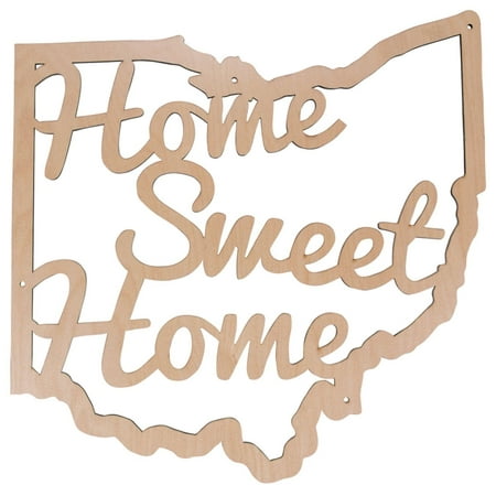 Beer Cap Traps Home Sweet Home Ohio Wooden Wall Decor (Best Beer In Ohio)