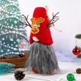 thumbnail image 3 of Reindeer Gnomes Decorations Plush Collectible Dolls Gnome Decor for Holiday Home Table Gifts,Apartment Decorations, 3 of 5