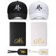 thumbnail image 1 of Set de regalo Jeyiour Mr and Mrs, gorras de béisbol y etiquetas de equipaje, 1 of 1