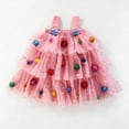 thumbnail image 2 of Zanarzt Newborn Dress Toddler Baby Girls Shiny Tutu Dress Princess Birthday Party Pageant Flower Girl Wedding Backless Dresses Hot Pink,12-18 Months, 2 of 6