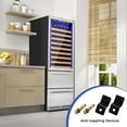 thumbnail image 2 of Costway 24 Inch Wine and Beverage Refrigerator with Independent Temperature Control, 2 of 10