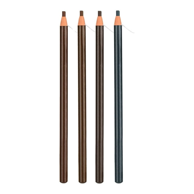 4x lápiz de cejas conjunto de suministros de maquillaje de cejas a prueba de agua jinwen Lápiz de cejas