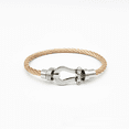 thumbnail image 4 of Pulsera de herradura pulsera de acero inoxidable joyería pulida ideal para viajeros, 4 of 5