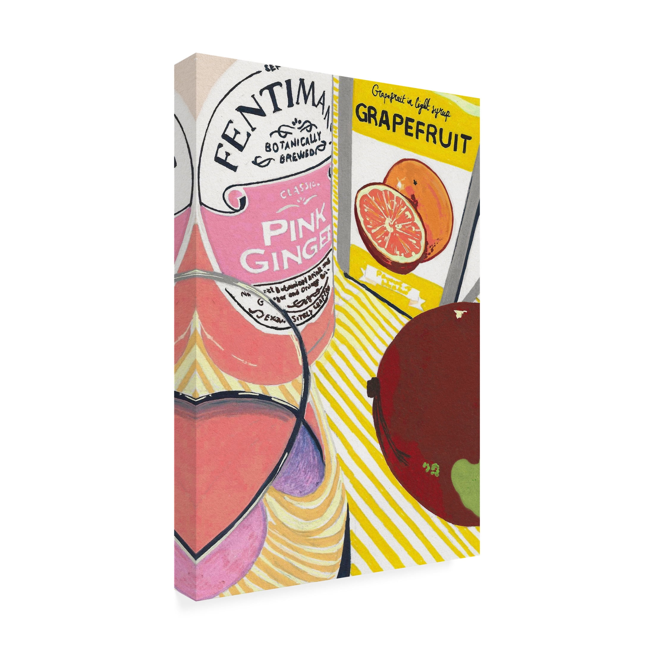 Trademark Fine Art Studio Mandariini Fentimans Pink Ginger Canvas Wall Art
