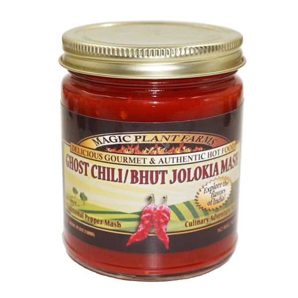 GHOST PEPPER MASH / PUREE 9oz JAR GHOST PEPPER PASTE
