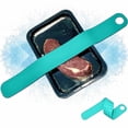 thumbnail image 1 of Silicone Defrosting Band, Sky Blue, Quick Defrost Fastener Belt – 1 Pieces Fast Camping Tray Base | Long Lasting Kitchen Tool for Vegetable Meat Non Stick Strap, 1 of 8