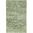 thumbnail image 2 of Rugs.com Botanical Shag Collection Rug – 5' x 8' Green Shag Rug Perfect For Living Rooms, Large Dining Rooms, Open Floorplans, 2 of 9