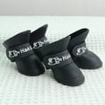 thumbnail image 3 of 4Pcs Anti-slip Rain Shoes Dog Cat  Rubber Boot Dogs Cats Pet Foot Cover Puppy Waterproof Socks Small Medium Dogs Protect The Paw ShopWise Round, 3 of 10