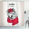 thumbnail image 1 of Ambesonne Labrador Shower Curtain, Labrador Wish Words, 69"Wx75"L, Multicolor, 1 of 3