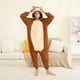 thumbnail image 2 of Pijama Joyxiam de forro polar con forma de mono para niños de 10 a 12 años, 2 of 6