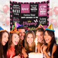 thumbnail image 2 of 50th Birthday Gifts for Women Personalized Happy Birthday Blanket for Women 1974 Birthday Gifts for Her Ladies Female Mom Daughter Wife Sister Grandma Best Friends Ideas Birthday Decorations Throw, 2 of 5