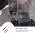 thumbnail image 2 of Minkissy 3Pcs Sturdy Stainless Steel Shoehorn With Adjustable Length For Seniors, 2 of 8