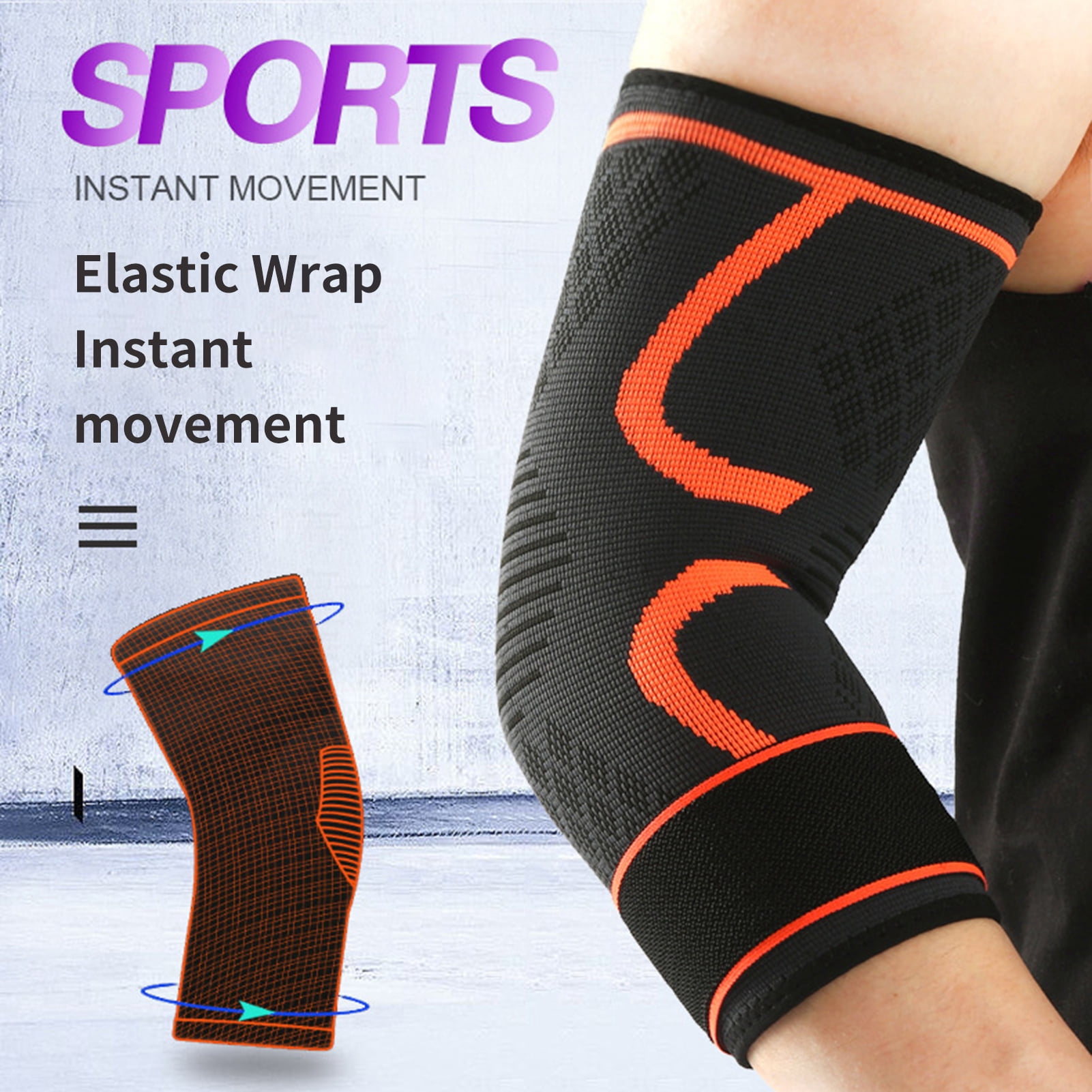 Elbow Brace Compression Sleeve Instant Arm Support Elbow Sleeves for